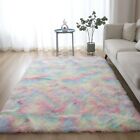 Stylish and Easy to Maintain TieDye Plush Carpet for Bedroom Living Floor Mats