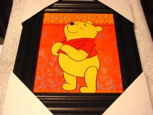 IMAGEN ENMARCADA DE WINNIE THE POOH 11X13 MDF #2 (MARCO DE COLOR NEGRO) - Imagen 1 de 2