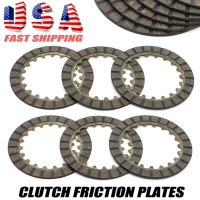 6x Clutch Friction Plate Kit For Yamaha YFM80 PW80 / BW80 / LB80 3E5-16521-00-00 - Изображение 1 из 4