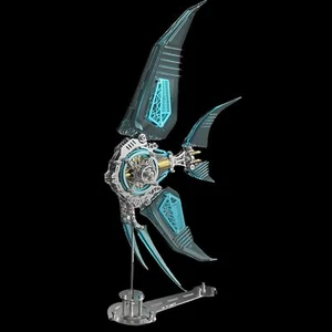 Rompecabezas de metal 3D para adultos mecánico pez ángel modelo Steampunk kit de herramientas regalo - Imagen 1 de 7