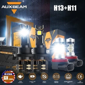 For Mini Cooper 2009-2017 AUXBEAM Canbus LED Headlight+Fog Light Combo Bulbs Kit - Picture 1 of 12