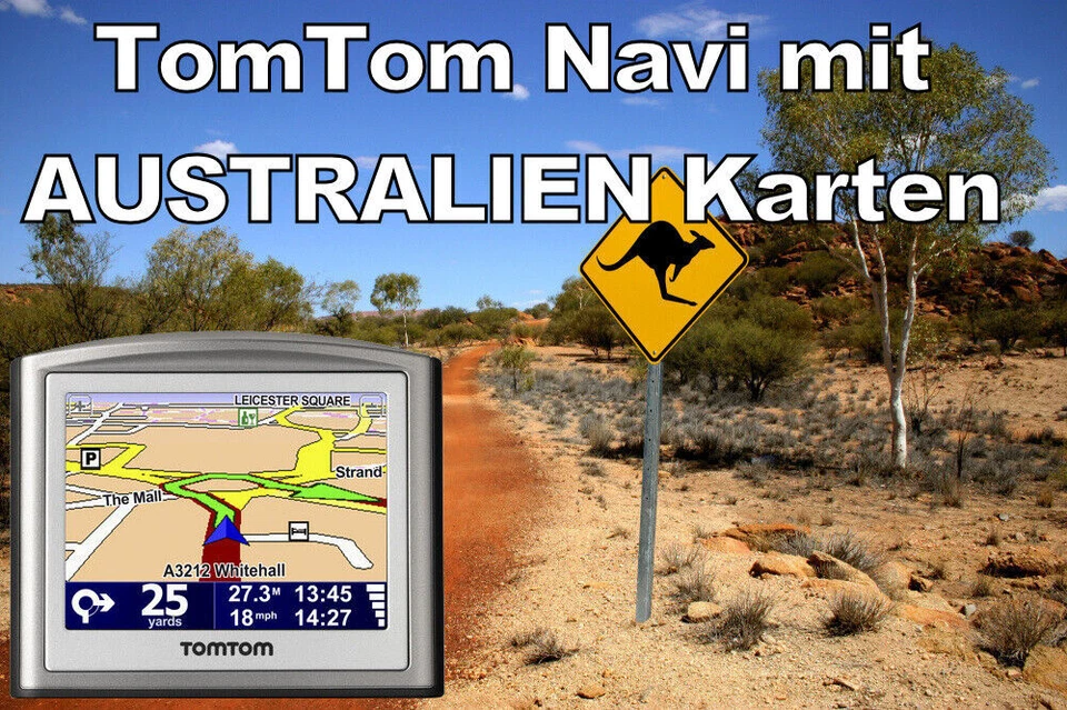 Navigationsgerät mit Australien Karten von 2025 (TomTom) **TOP Navi** - Bild 1 von 1