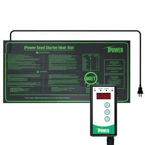 Seedling Heat Mat Heating Pad 10"x20" with Digital Thermostat Combo Set - Picture 1 of 7