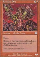 Reckless One ~ Heavily Played Onslaught MTG Magic UltimateMTG Red Card