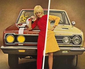 1967 Plymouth Belvedere GTX 426 Hemi Vintage 1 pg 8.5 x 11 inch print ad - Bild 1 von 2