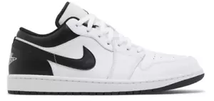 Men's Nike Air Jordan 1 Low "Reverse Panda" Shoes -# 553558-132- Size 11 -New - Picture 1 of 5