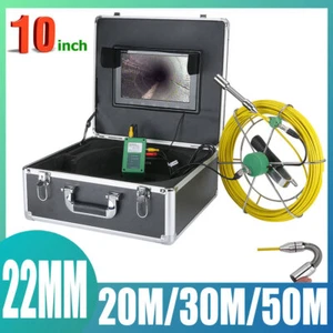 10 inch 22mm Lens Industrial Pipe Sewer Inspection Video Camera w/ 6W LED Lights - Picture 1 of 10