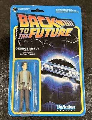 Figura de Acción Funko ReAction Regreso al Futuro George McFly Nueva En Caja De Colección  Foto 1 de 4