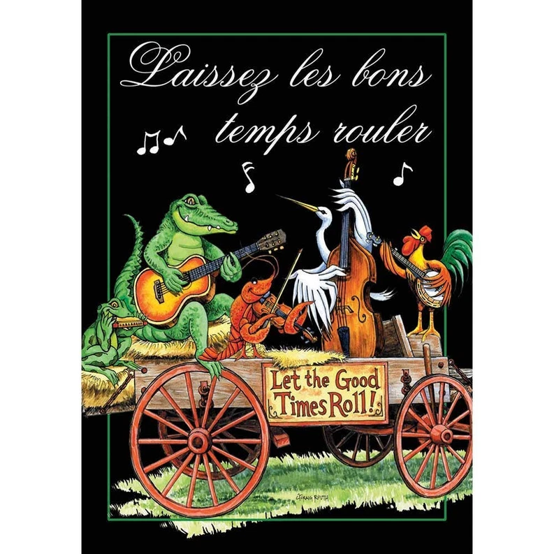 Bandera enrollable Garden Prt Let The Good Times 13x18 Foto 1 de 1