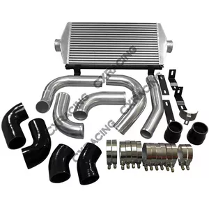 CX Intercooler Piping Kit For 2011-2019 Jeep Grand Cherokee WK2 3.0L Turbo Black - Foto 1 di 10