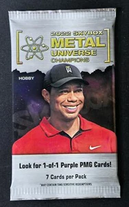 2022 SkyBox Metal Universe Champions Hobby Factory Sealed Packs 7 Cards Per Pack - Picture 1 of 2