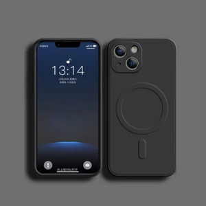 Funda-Funda Magsafe para iPhone 14 Pro Max 14 Pro 13 12 11 XR XS Silicona Magnética - Imagen 1 de 21