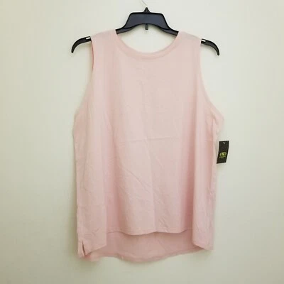 Athletic Works Women's Tank Top Blouse XXL (20) Pink Sleeveless Soft Fabric NEW - Image 1 of 4