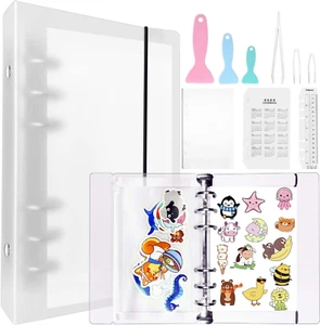 Schnellfind Mehrweg Stickerbuch Sammelalbum | A6 Mappe Stickerbuch - Bild 1 von 6