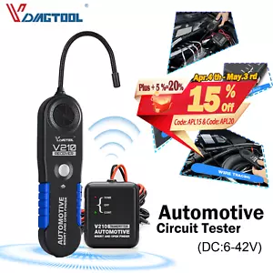 Cable Finder Tone Generator Probe Tracer Wire Tracker Cable Circuit Tester V210 - Picture 1 of 12