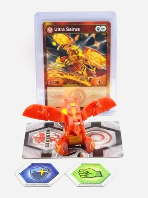 Bakugan | Sairus Ultra B800 Red Pyrus | Evolutions + Cards & Bakucores - Imagem 1 de 4