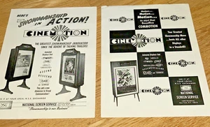 2 -  1964 MOTION PICTURE DAILY with CINEMOTION / NATIONAL SCREEN SERVICE Ads - Picture 1 of 6