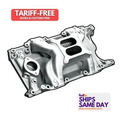 Professional Products 55026, One Sbm Crosswind Intake Manifold - Satin Aluminum  - Image 1 of 4