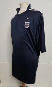 England Poloshirt Umbro 1/4 Zip selten Fußball Top Retro Training Pro UK XXL   - Bild 1 von 12