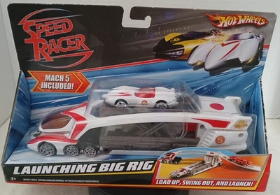 Hot Wheels Speed Racer Launching Big Rig. Includes Mach 5. Factory sealed. - Image 1 of 4