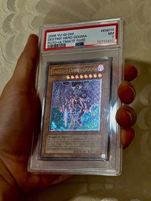 Yugioh Destiny Hero Dogma Ultimate Rare POTD-EN014 PSA 7 NM EURO ENHANCED - Image 1 of 4