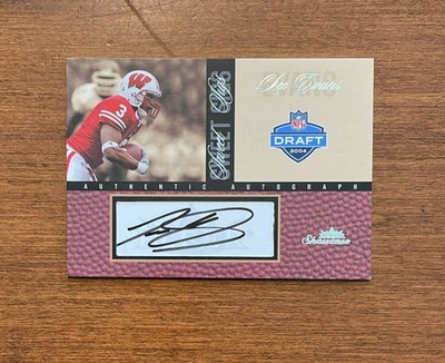 Lee Evans 2004 Fleer Showcase Sweet Sigs Rookie Auto SSA Badgers Bills /300 RC - Image 1 of 2