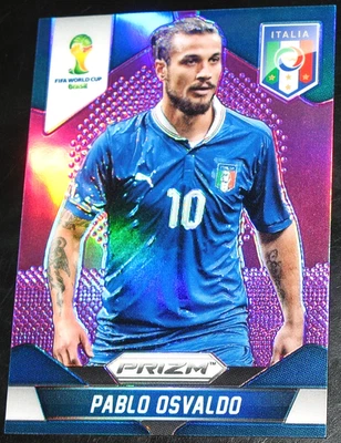 2014 Prizm чемпионата мира Пабло Освальдо фиолетовый # 92/99 Италии #133 - Изображение 1 из 2