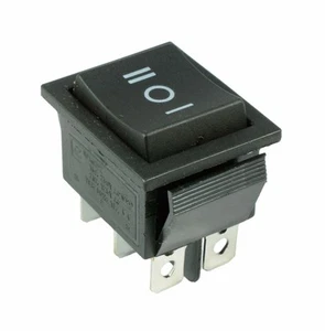 Hot High Quality Switch 6-Pin Off Rectangle Momentary Rocker Switch 12V - Picture 1 of 4