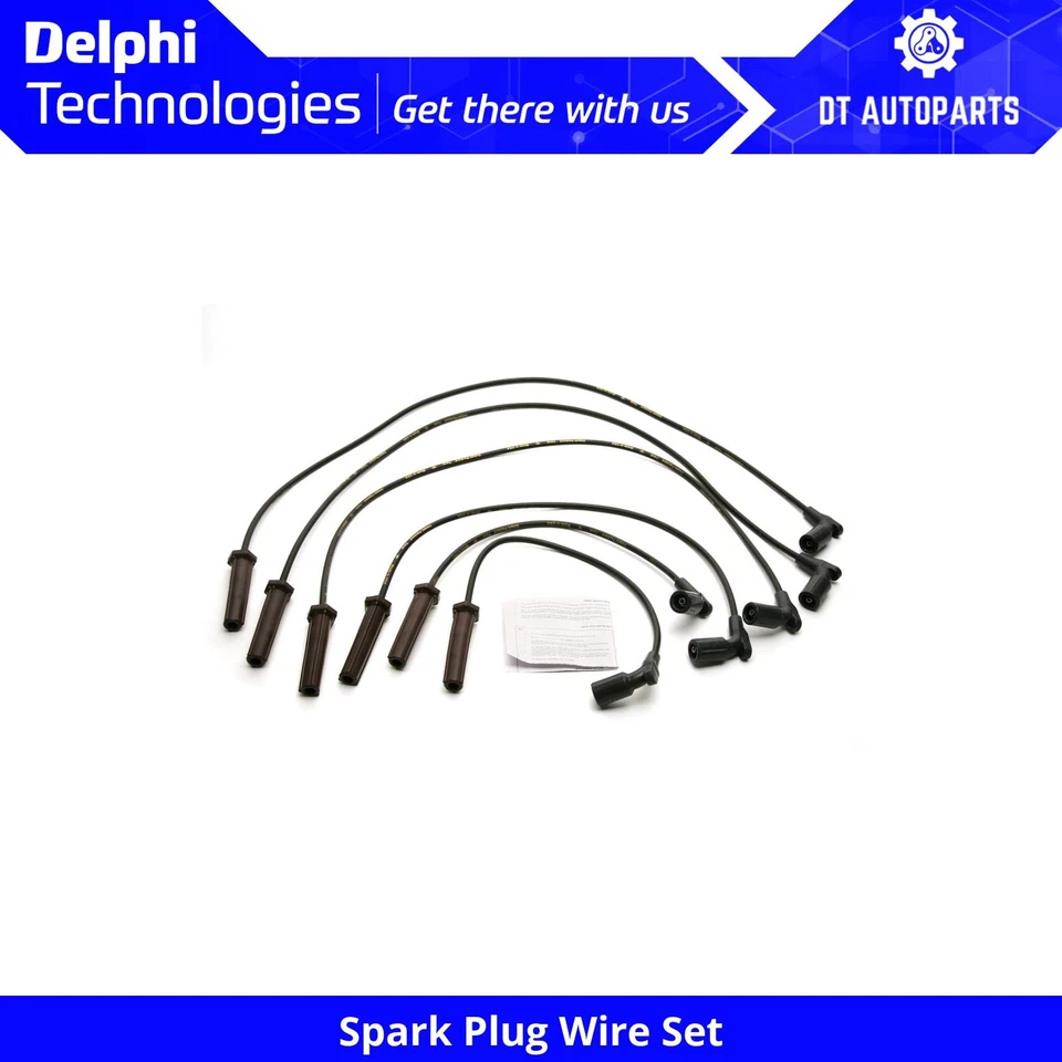 Juego de cables de bujía Delphi para Pontiac Montana 2005-2006 3,5 L V6 Foto 1 de 4