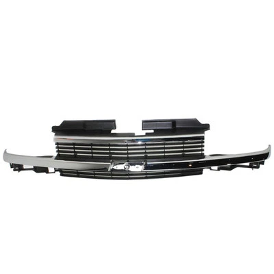 For 98-04 Chevy Blazer & S10 LS Pickup Truck Front Grille Assembly Gray & Chrome Foto 1 de 3