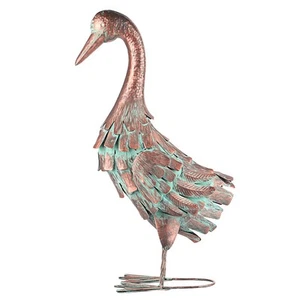 Garden Outdoor Statue Metal Duck Art Sculpture for Lawn, Farm and Patio - 25 ... - Picture 1 of 7