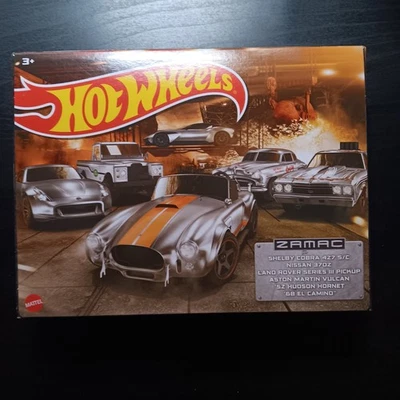 Paquete múltiple de 6 autos de juguete Hot Wheels Zamac Shelby Nissan Land Rover Hornet Aston Foto 1 de 4