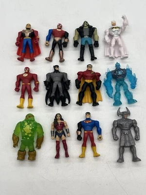 LOTE MINIS PODEROSAS DE LA LIGA DE LA JUSTICIA DC COMICS SUPERMAN, Batman, Wonder Woman, Flash Foto 1 de 4
