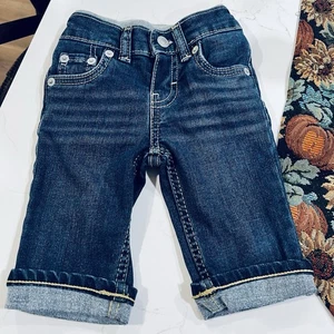 Pantalones de mezclilla Levi's de pierna recta para niños pequeños talla 3 meses excelente estado - Imagen 1 de 9
