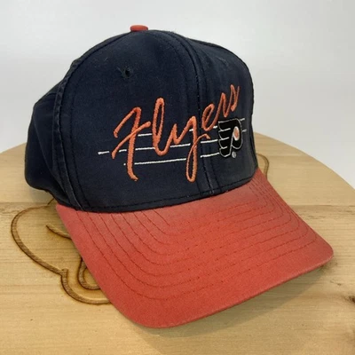 Vintage Philadelphia Flyers Sun Faded Snapback Two-Tone OSFM Hat Cap - Image 1 of 4