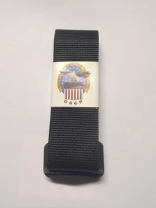 Cinturón de aparejador táctico DSCP - negro - talla 44 agencia de logística de defensa - Imagen 1 de 2