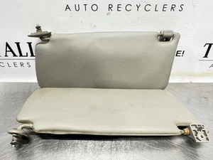1992-1995 Honda Civic Sun Visors GRAY Passenger Driver OEM Side Shades W/ Mirror - Picture 1 of 11