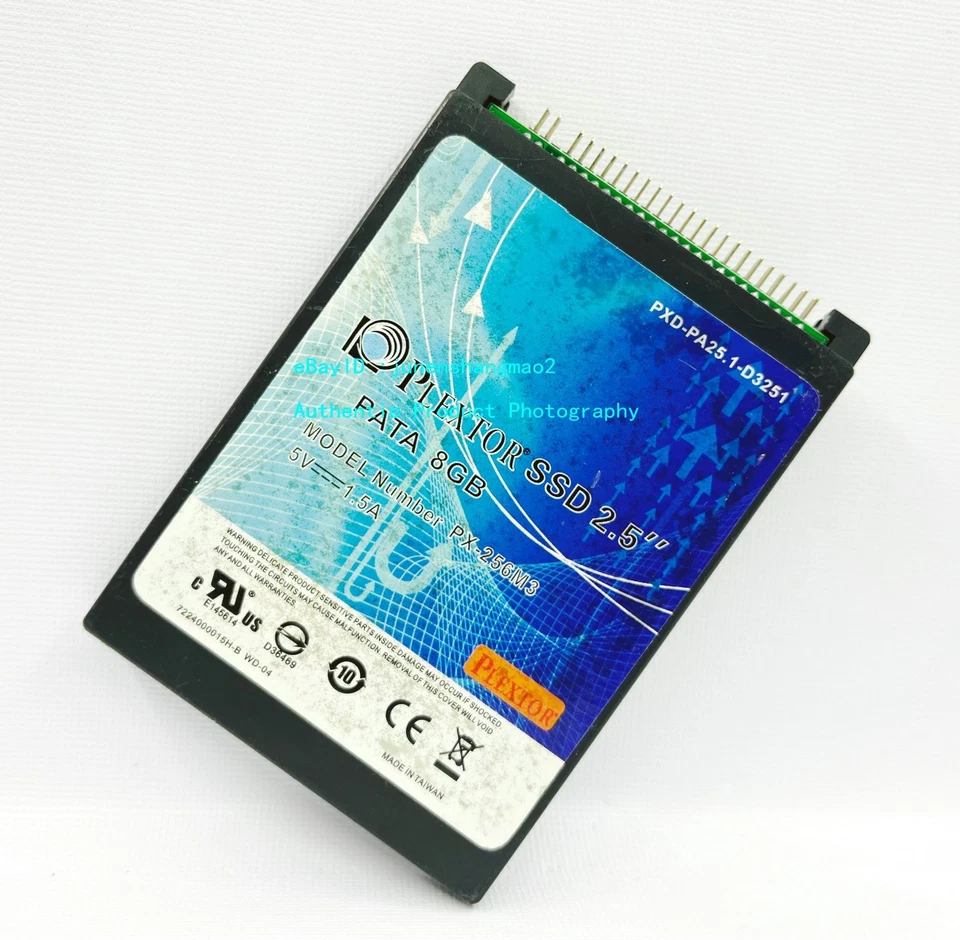 PLEXTOR SSD PATA 8GB 2.5 Inch IDE interface SSD perfect test - Image 1 of 1