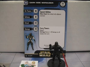 =Star Wars Miniatures UNIVERSE Dark Side Marauder 35/60 con tarjeta = - Imagen 1 de 1