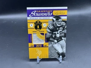 2011 Panini Timeless Treasures Adrian Peterson Gameday Souvenirs Patch /25 - Picture 1 of 2
