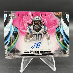2024 Topps Inception Jonathan Brooks Rookie Variation Magenta 67/99 Panthers - Imagen 1 de 2