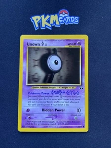 Juego de cartas coleccionables Pokémon Unown I Neo Discovery 68/75 MP regular. - Imagen 1 de 3