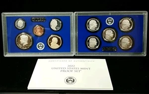 2022-S U.S. Mint Clad Proof Set w/COA - Free Shipping - Picture 1 of 4