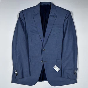 Traje ERMENEGILDO ZEGNA Mila Para Hombre Talla 44R Hecho en Italia Lana/Azul Seda - Imagen 1 de 11