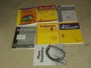 A Beka Arithmetic 2 & 4 & Math Books Lot of 7. - Picture 1 of 5