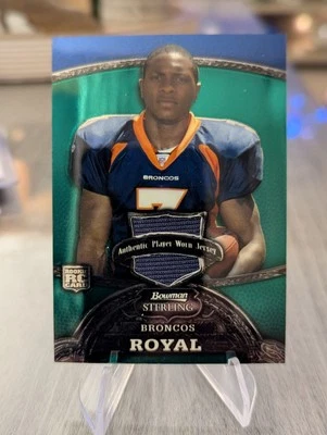 2008 Bowman Sterling - Eddie Royal #167 Green Jerseys #/299 (MEM, RC) - Image 1 of 2