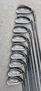 Ping Eye2 Orange Dot 3-PW, SW RH Iron Set 38" Stiff ZZ Lite Steel Nice Softie GC - Picture 1 of 16