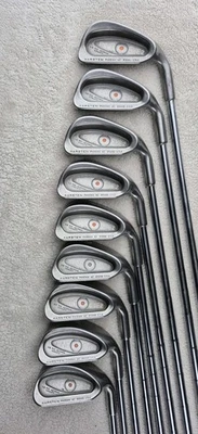 Ping Eye2 Orange Dot 3-PW, SW RH Iron Set 38" Stiff ZZ Lite Steel Nice Softie GC - Image 1 of 4