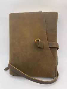 Leather Journal Writing Notebook 220 Pages, Vintage Paper Diary, Sketchbook Gift - Picture 1 of 7