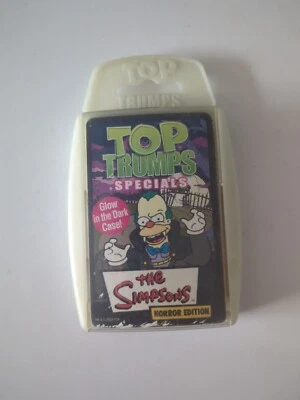 Top Trumps Specials The Simpsons Horror Edition Glow In The Dark Case 2003 - Image 1 of 3